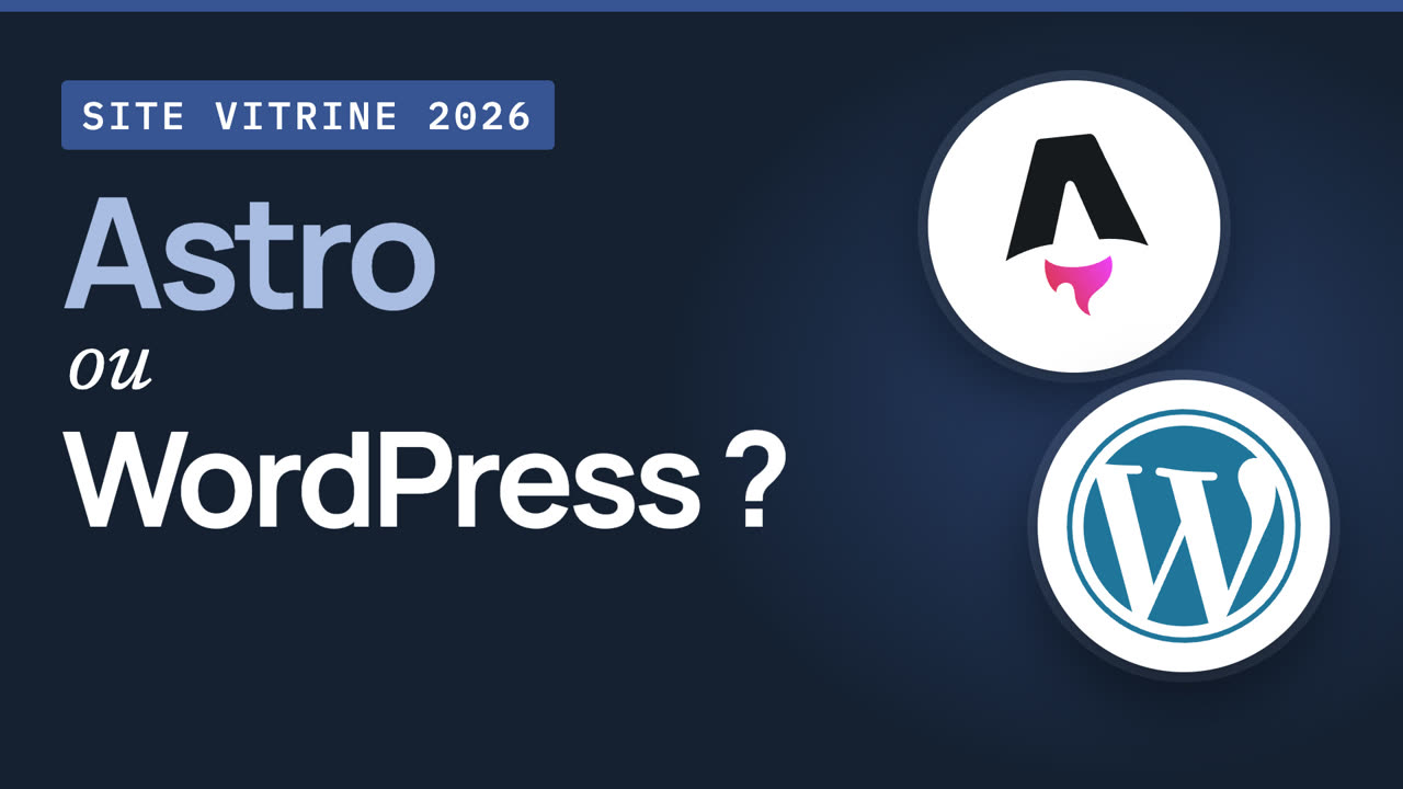Miniature : Astro ou WordPress pour un site vitrine ?