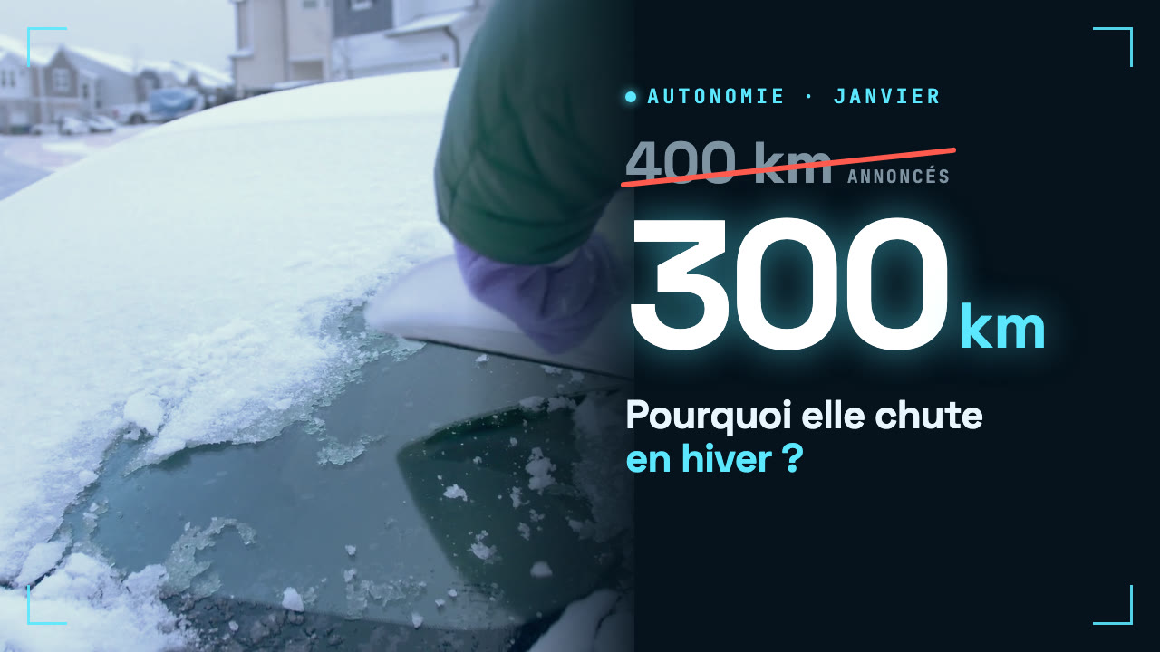 Miniature : 400 km annoncés, 300 km en janvier, pourquoi l'autonomie chute en hiver